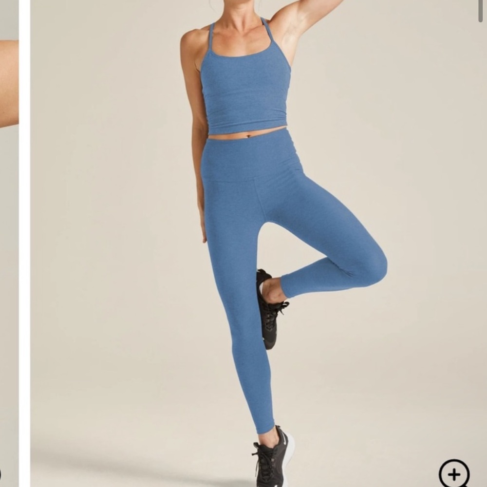 Blue beyond yoga set